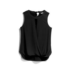 Hawthorne Cross front / tie back sleeveless blouse